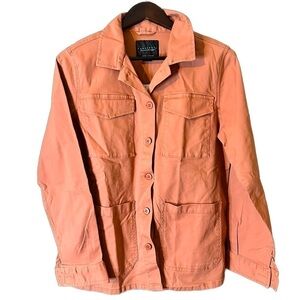 Sanctuary Women’s Blush Dusty Pink Button-Up Utility Jacket Size Large NWT